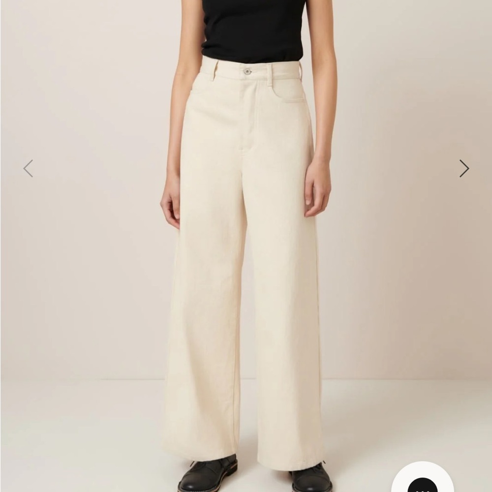 Kowtow Sailor Jeans in ecru